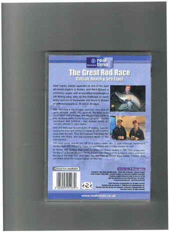 DVD - The Great Rod Race -- Catfish, Roach & Sea Trout