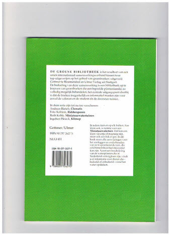 Miniatuur Watertuinen - ( De Groene Bibliotheek )