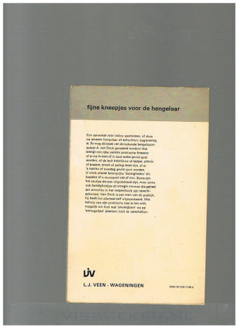 Fijne Kneepjes voor de Hengelaar -- Serie; Vissen en Vangen
