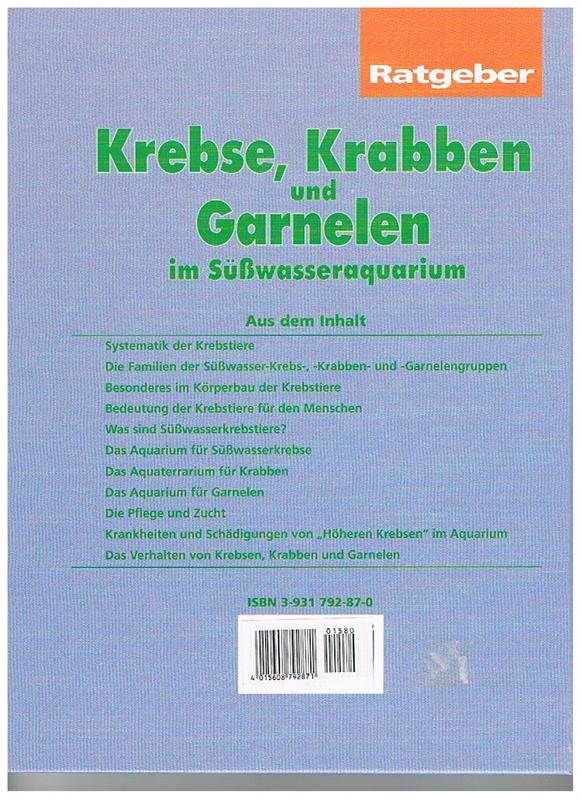Krebse, Krabben und Garnelen