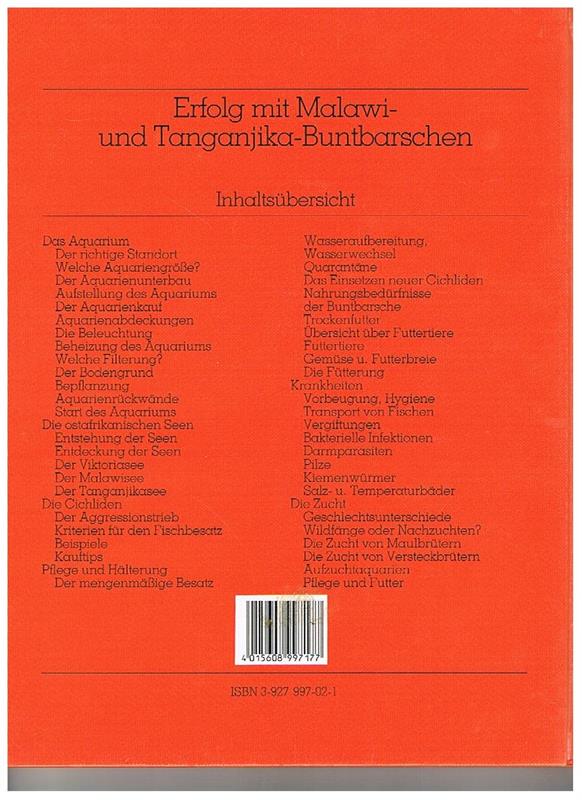 Erfolg mit Malawi- und Tanganjikabuntbarschen