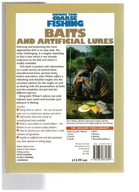 Baits and artificial lures