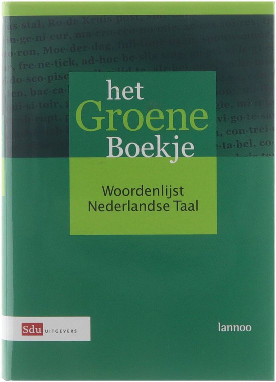 Het Groene Boekje woordenlijst Nederlandse Taal
