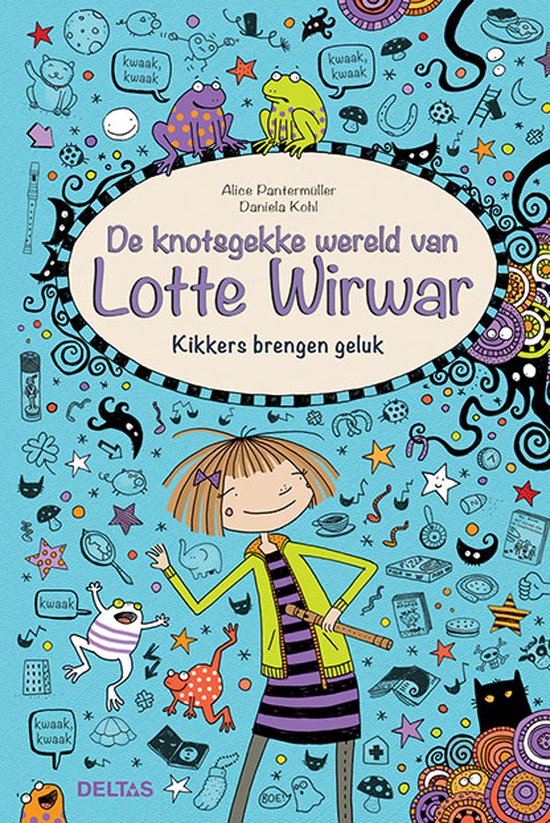 De knotsgekke wereld van Lotte Wirwar 0 - Kikkers brengen geluk
