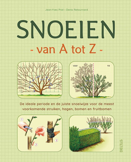 Snoeien van A tot Z  --  de ideale periode en de juiste snoeiwijze voor de meest voorkomende struiken, hagen, bomen en fruitbomen
