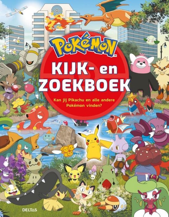 Pokémon kijk- en zoekboek  --  Kan jij Pikachu en alle andere Pokémon vinden?