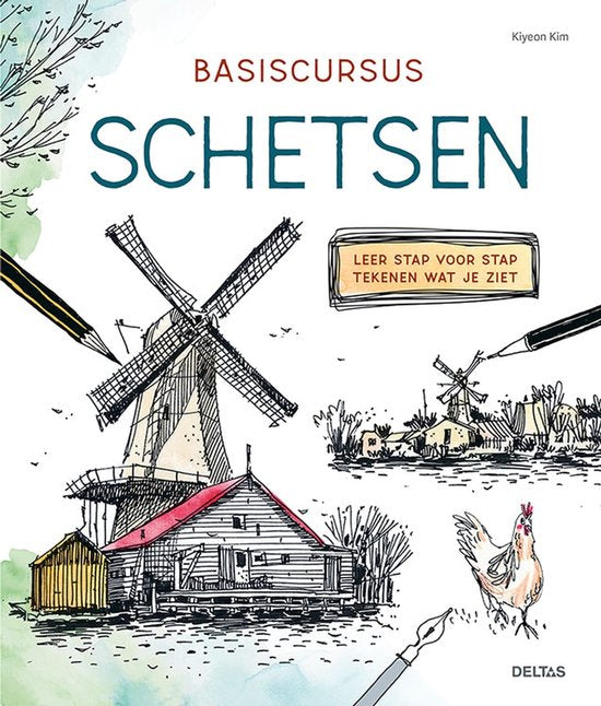 Basiscurus schetsen  --  Leer schetsen wat je ziet met behulp van dit praktische handboek!