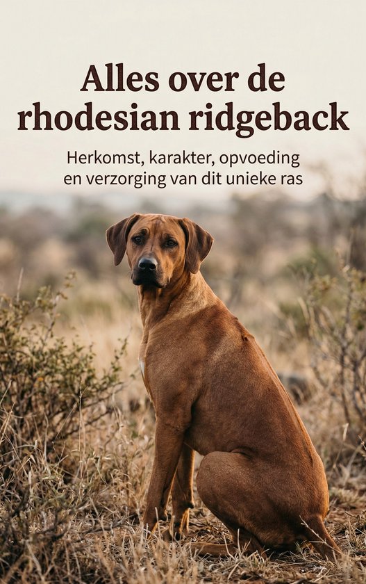 Alles over de rhodesian ridgeback Herkomst, karakter, opvoeding en verzorging van dit unieke ras