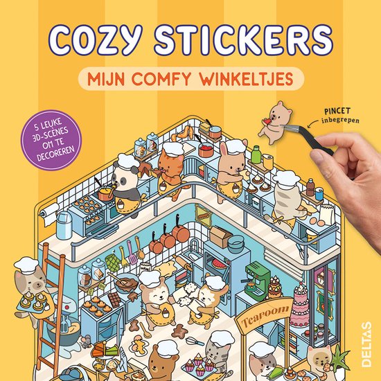 Cozy Stickers - Mijn comfy winkeltjes 5 leuke 3D-scènes om te decoreren