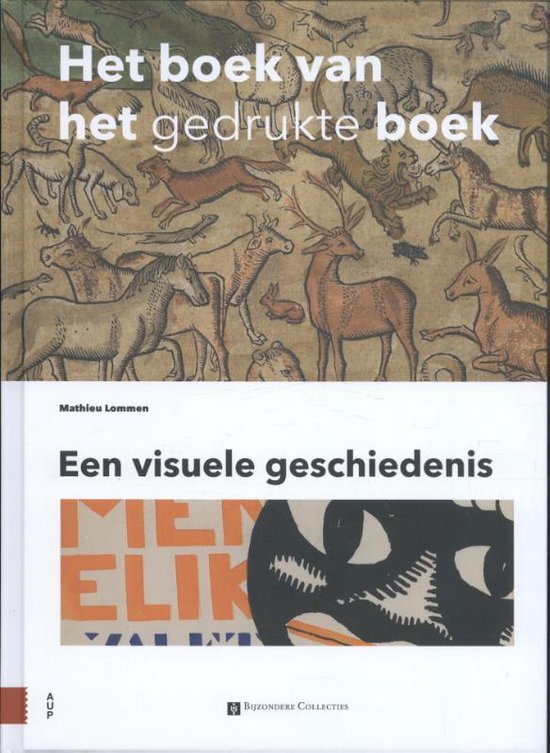 Het boek van het gedrukte boek een visuele geschiedenis