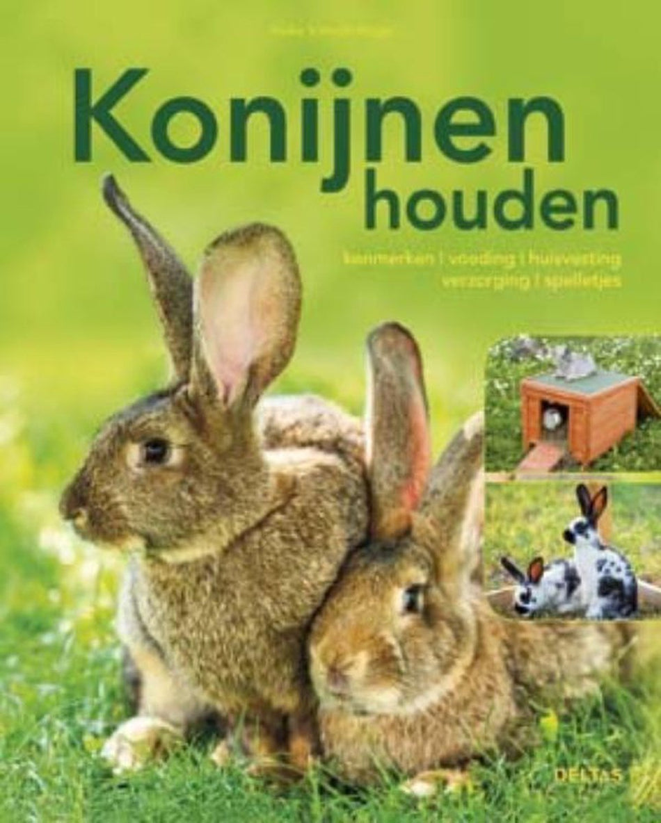 Konijnen houden  --   kenmerken, voeding, huisvesting, verzorging, spelletjes