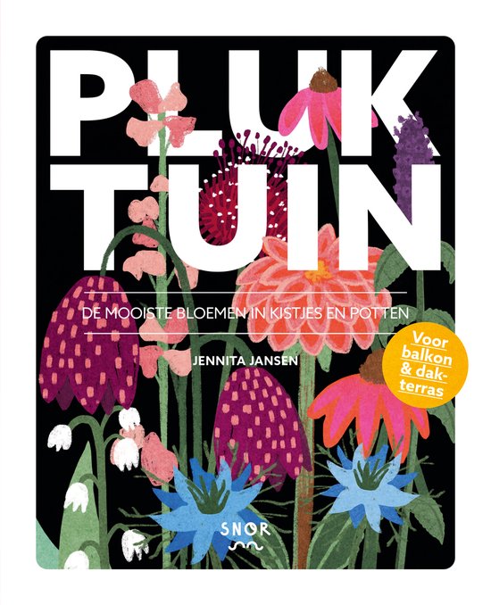 Pluktuin De mooiste bloemen in kistjes en potten