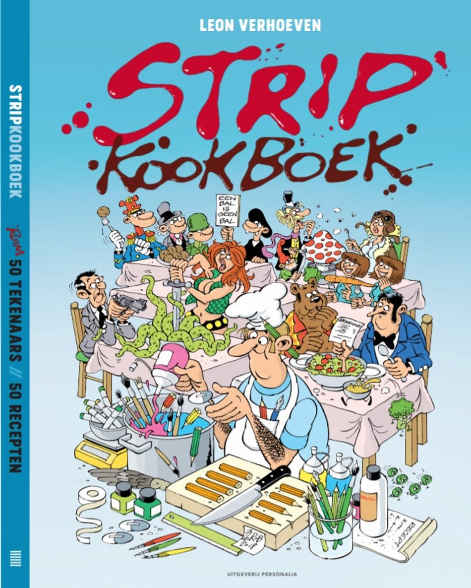 Stripkookboek ruim 50 tekenaars, 50 recepten