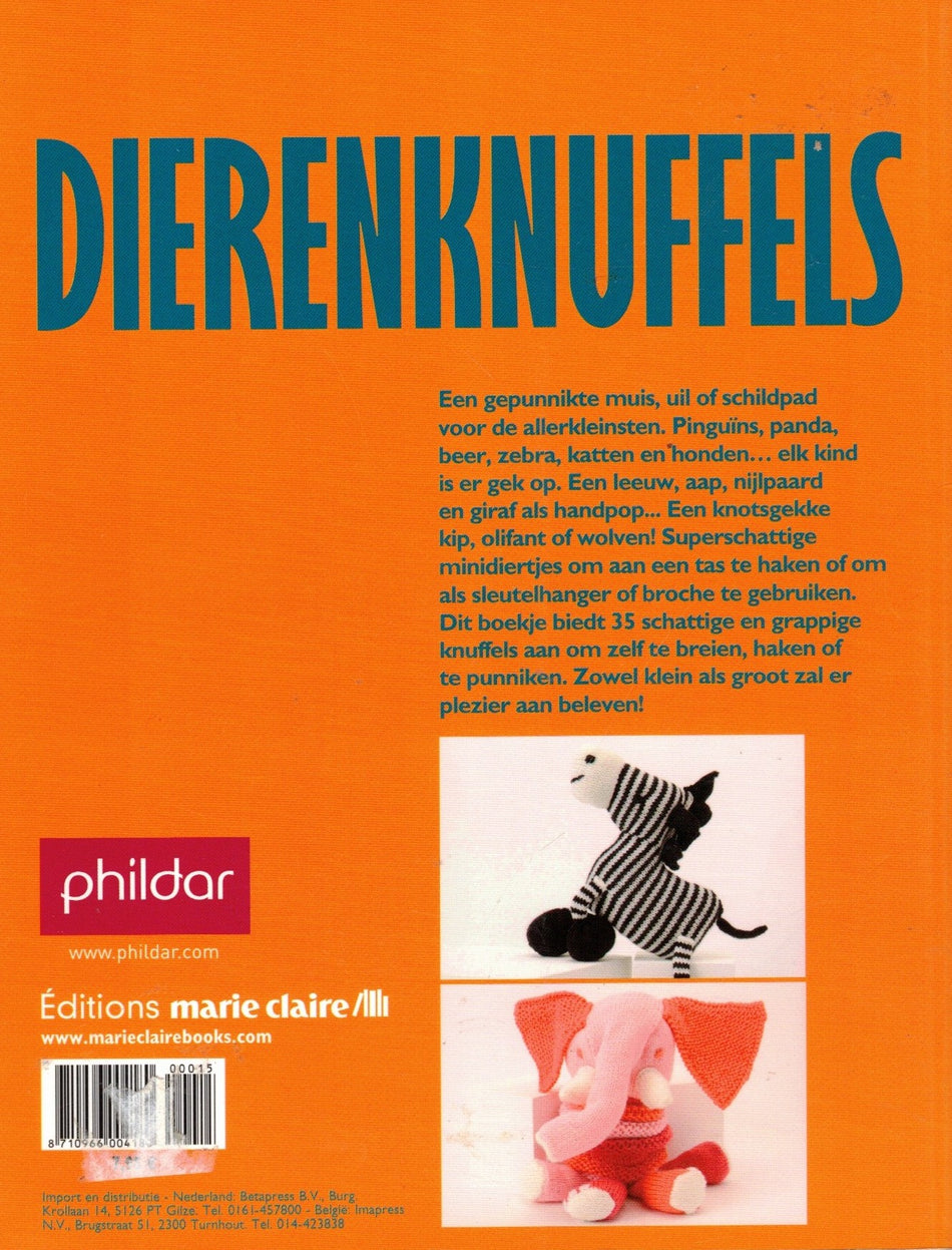 Dierenknuffels om te breien / haken / punniken - 35 patronen