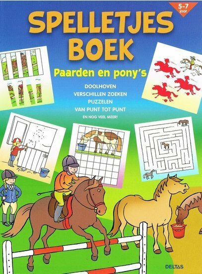 Spelletjes boek - Paarden en pony's