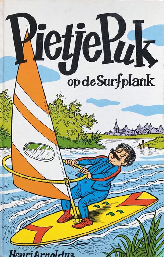 Pietje Puk op de surfplank